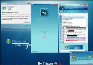 Skin Windows Se7en para MSN